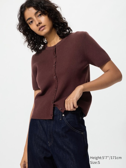 Uniqlo Scalloped Cardigan