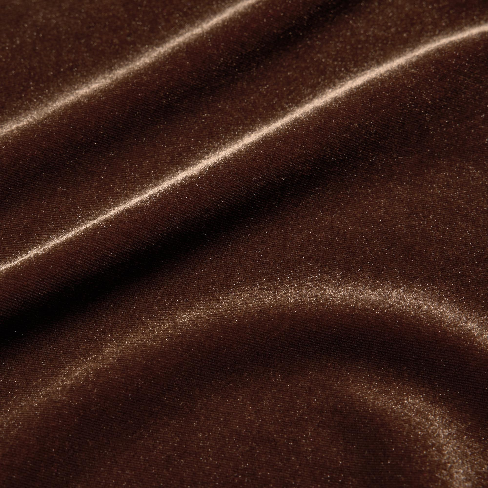 Soft, contouring velour fabric with a premium look.