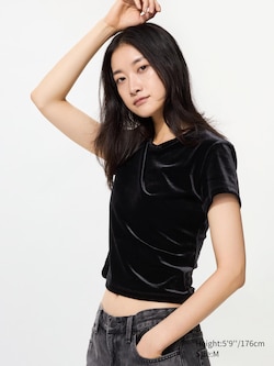 Soft Velour Mini T-Shirt