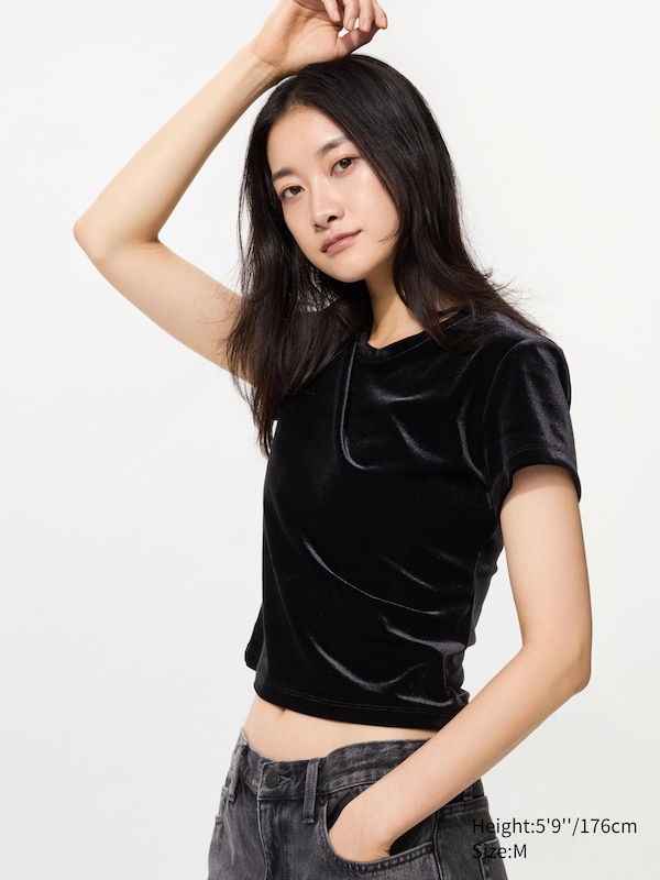 Soft Velour Mini T-Shirt