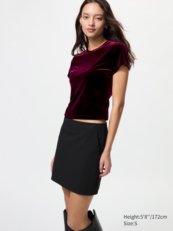 Soft Velour Mini T-Shirt