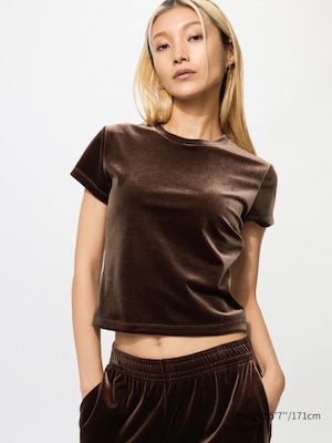 Soft Velour Mini T-Shirt