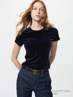 Soft Velour Mini T-Shirt