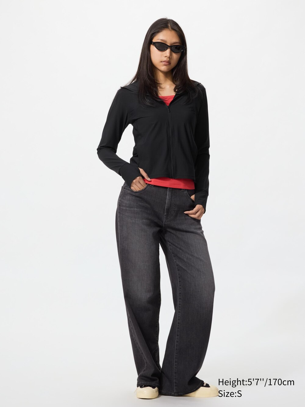 Uniqlo Ultra Stretch AIRism UV Protection Full-Zip Hoodie — фото 3