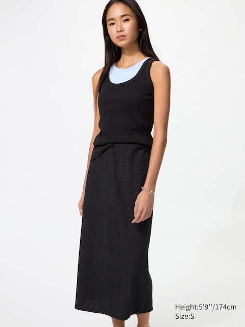 Uniqlo Shirring Narrow Skirt