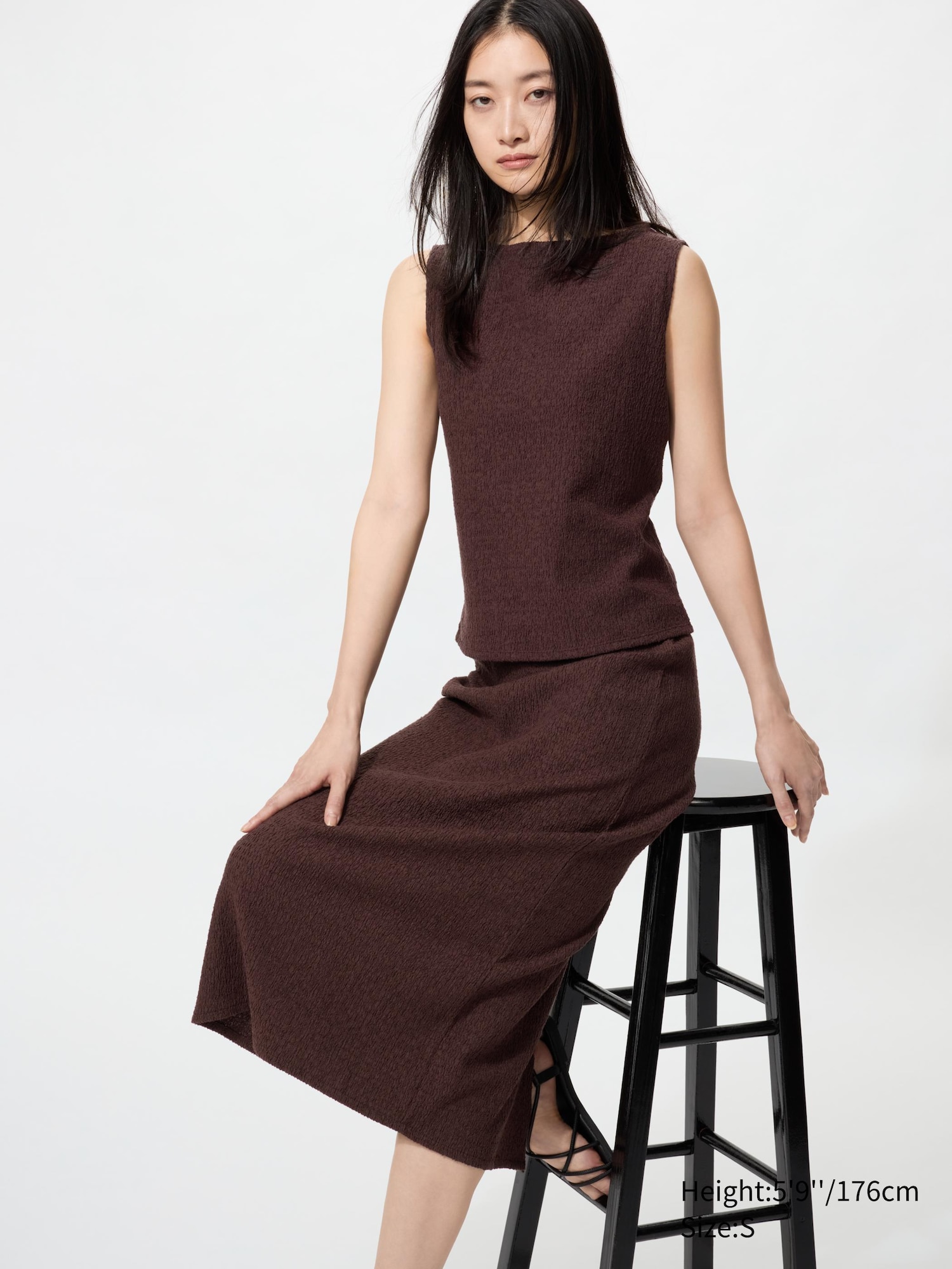 Uniqlo — Shirring Narrow Skirt
