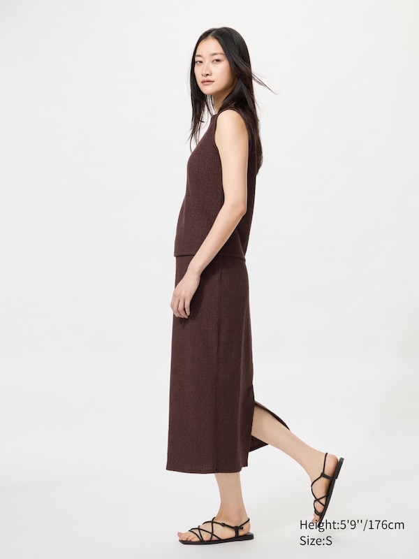 Shirring Narrow Skirt
