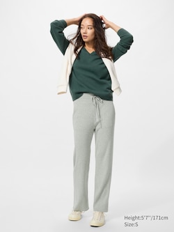 Washable Knit Ribbed Pants
