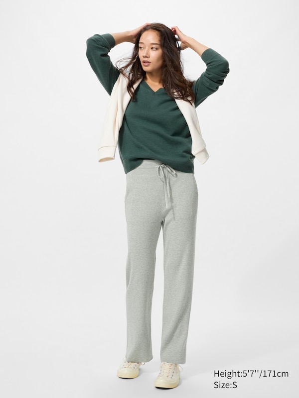 Washable Knit Ribbed Pants