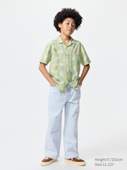 Open Collar Shirt | Short Sleeve | Print
