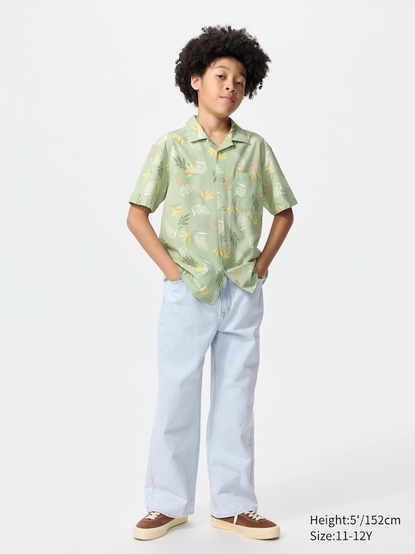 Open Collar Shirt | Short Sleeve | Print