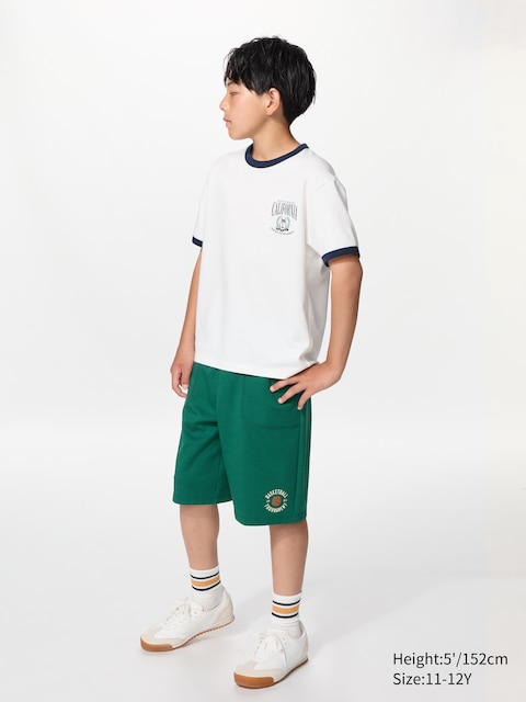 Uniqlo AIRism Cotton Half Pants | Print