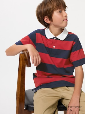 DRY Pique Striped Polo Shirt