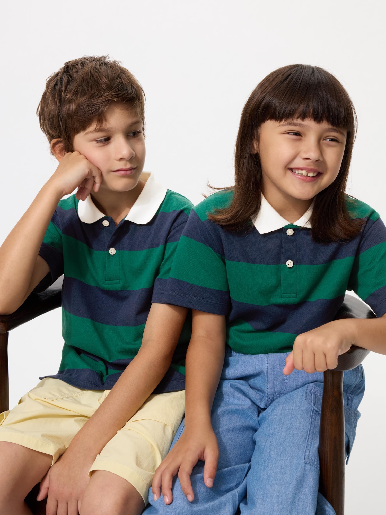 DRY Pique Striped Polo Shirt