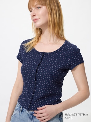 Waffle Full Open Mini T-Shirt | Pattern