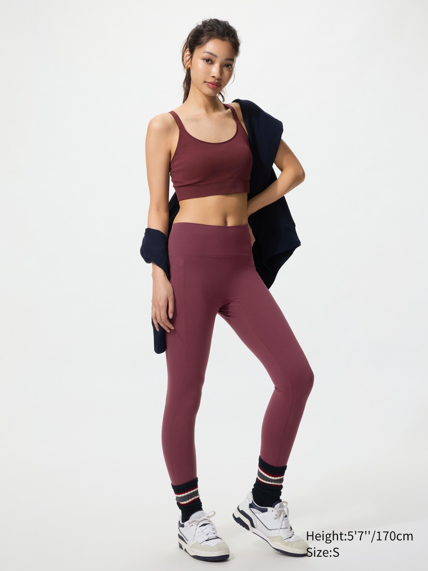 UNIQLO Ultra Stretch Active Leggings Blue XL 2
