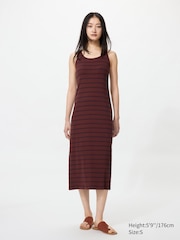 Ribbed Bra Dress | Striped