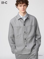 Premium Linen Shirt Jacket