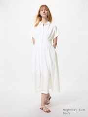 Seersucker Shirt Dress