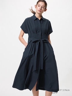 Seersucker Shirt Dress