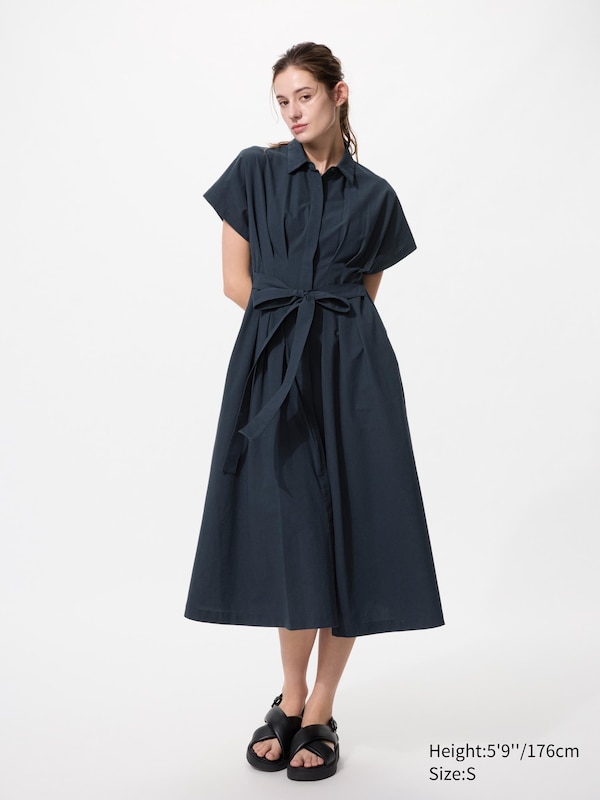 Seersucker Shirt Dress