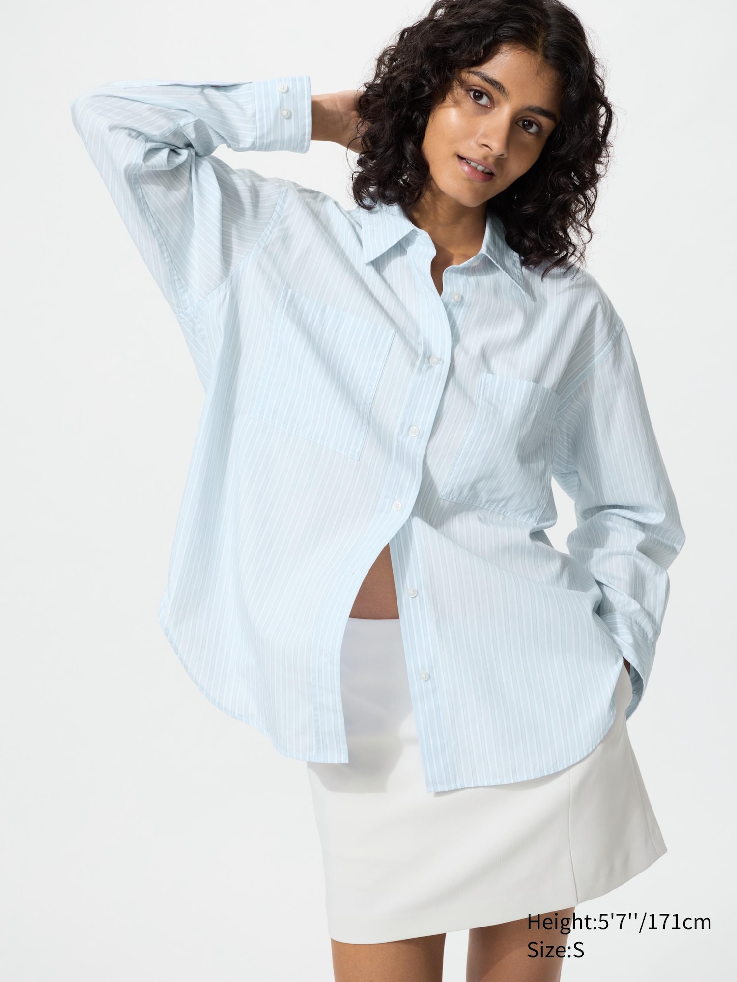 Women's Cotton Oversized Shirt | UNIQLO US