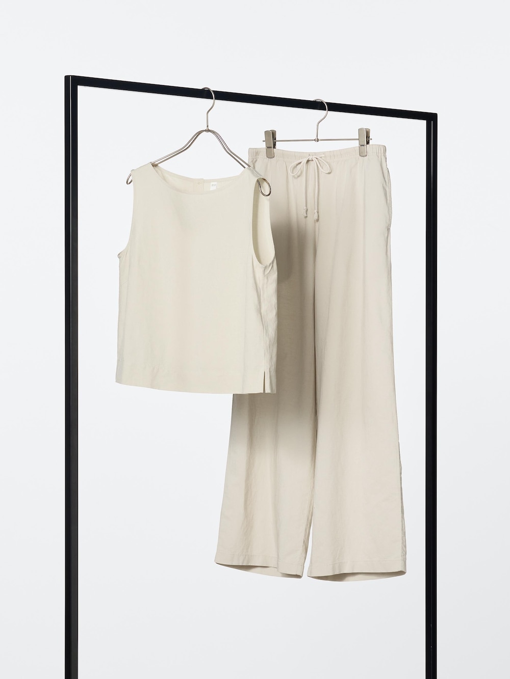 Uniqlo Linen Blend Blouse | Sleeveless — фото 5