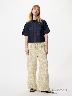 Drape Easy Pants | Flower