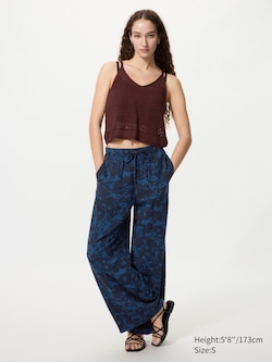 Drape Easy Pants | Flower