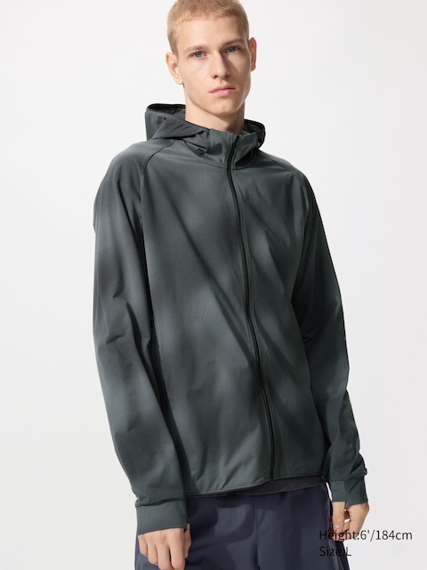 Uniqlo DRY-EX UV Protection Full-Zip Hoodie | Print