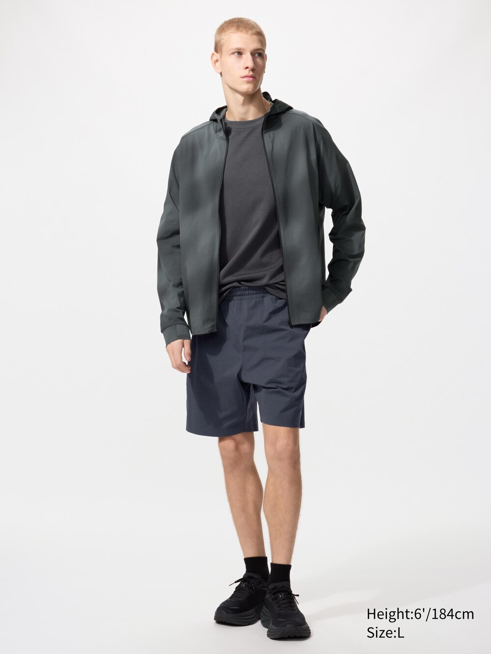 Uniqlo DRY-EX UV Protection Full-Zip Hoodie | Print — фото 2