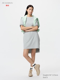 Oversized Bicolor T-Shirt Dress