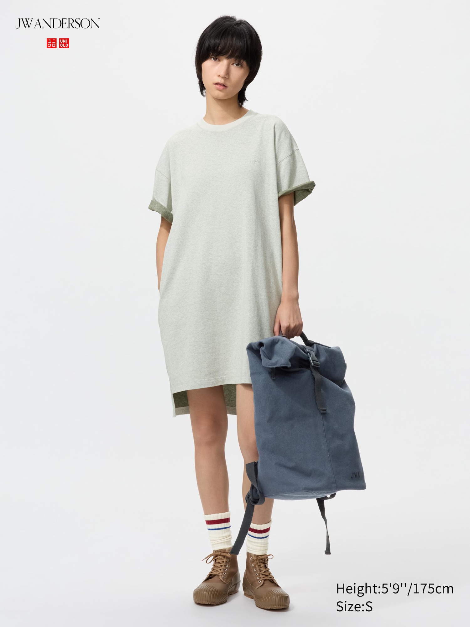 Oversized Bicolor T-Shirt Dress