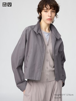 Cotton Blend Short Blouson