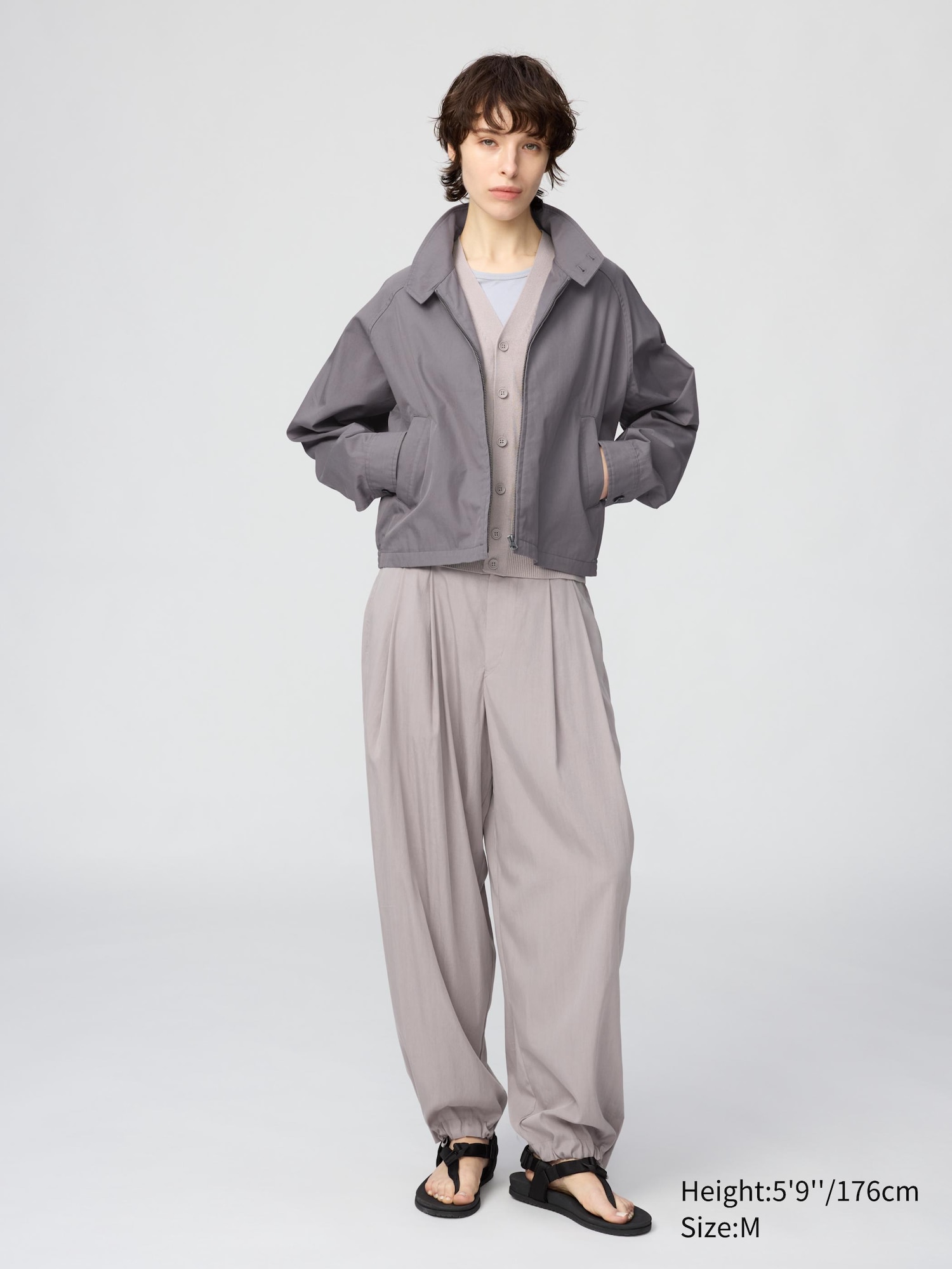 Cotton Blend Short Blouson | UNIQLO US