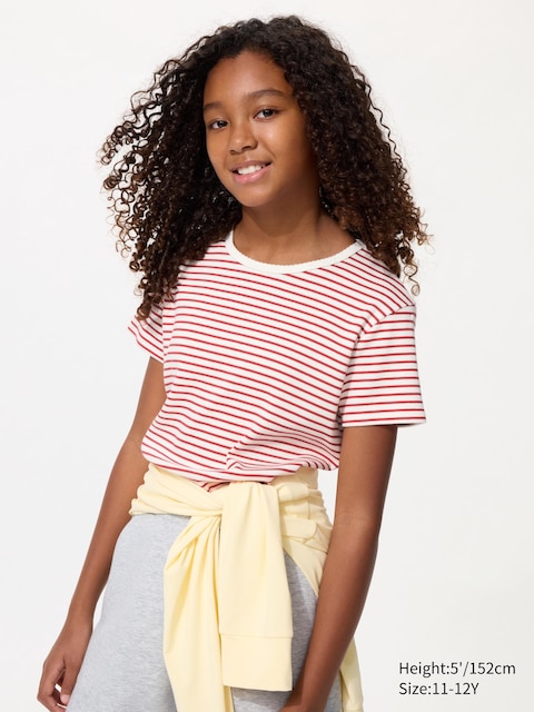 Uniqlo Ribbed T-Shirt | Striped