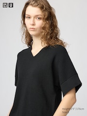 V-Neck Sweater | Short Sleeve