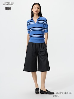 Linen Blend Culottes