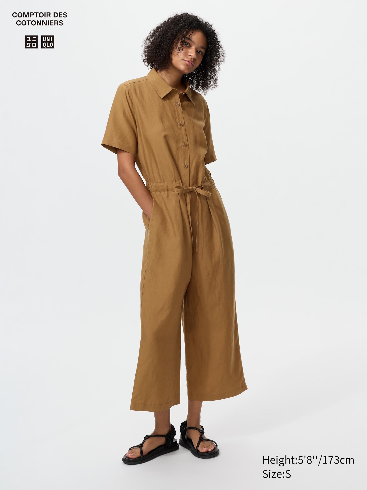 Linen Blend Jumpsuit