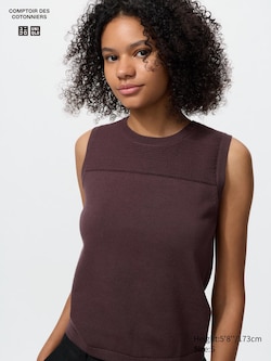 Cotton Sweater | Sleeveless