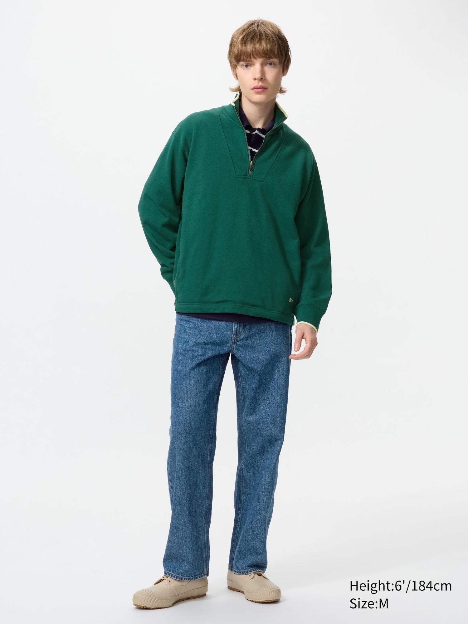 Unisex Sweat Half-Zip Pullover | UNIQLO US