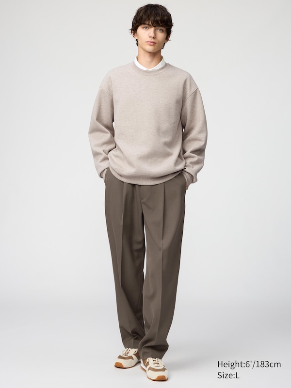 Pleated Wide Tapered Pants
