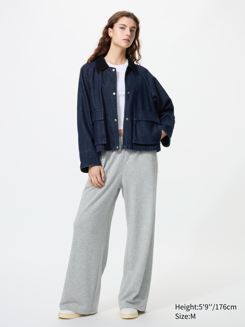 Uniqlo Barn Short Jacket | Denim — фото 2