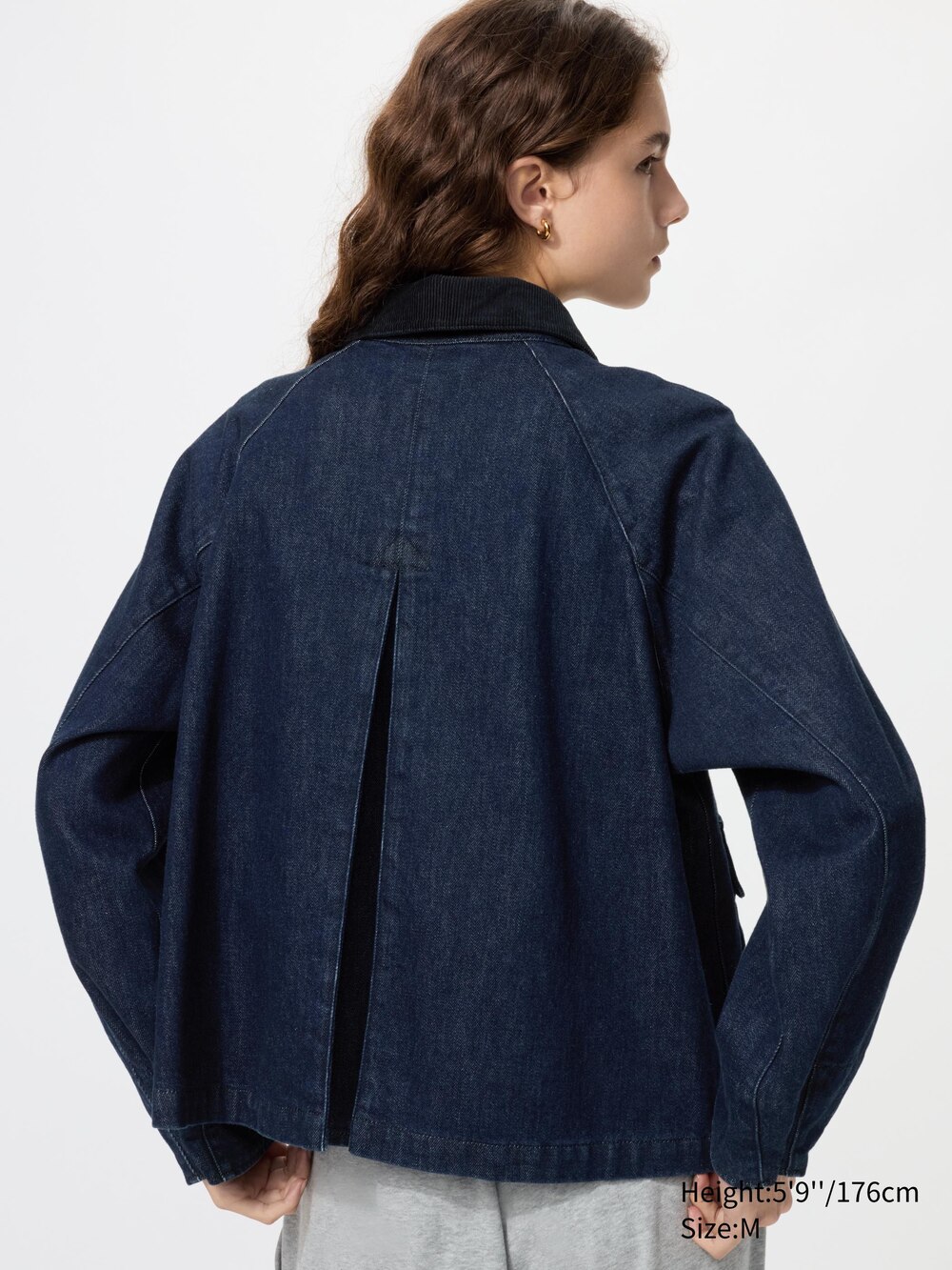 Uniqlo Barn Short Jacket | Denim — фото 4