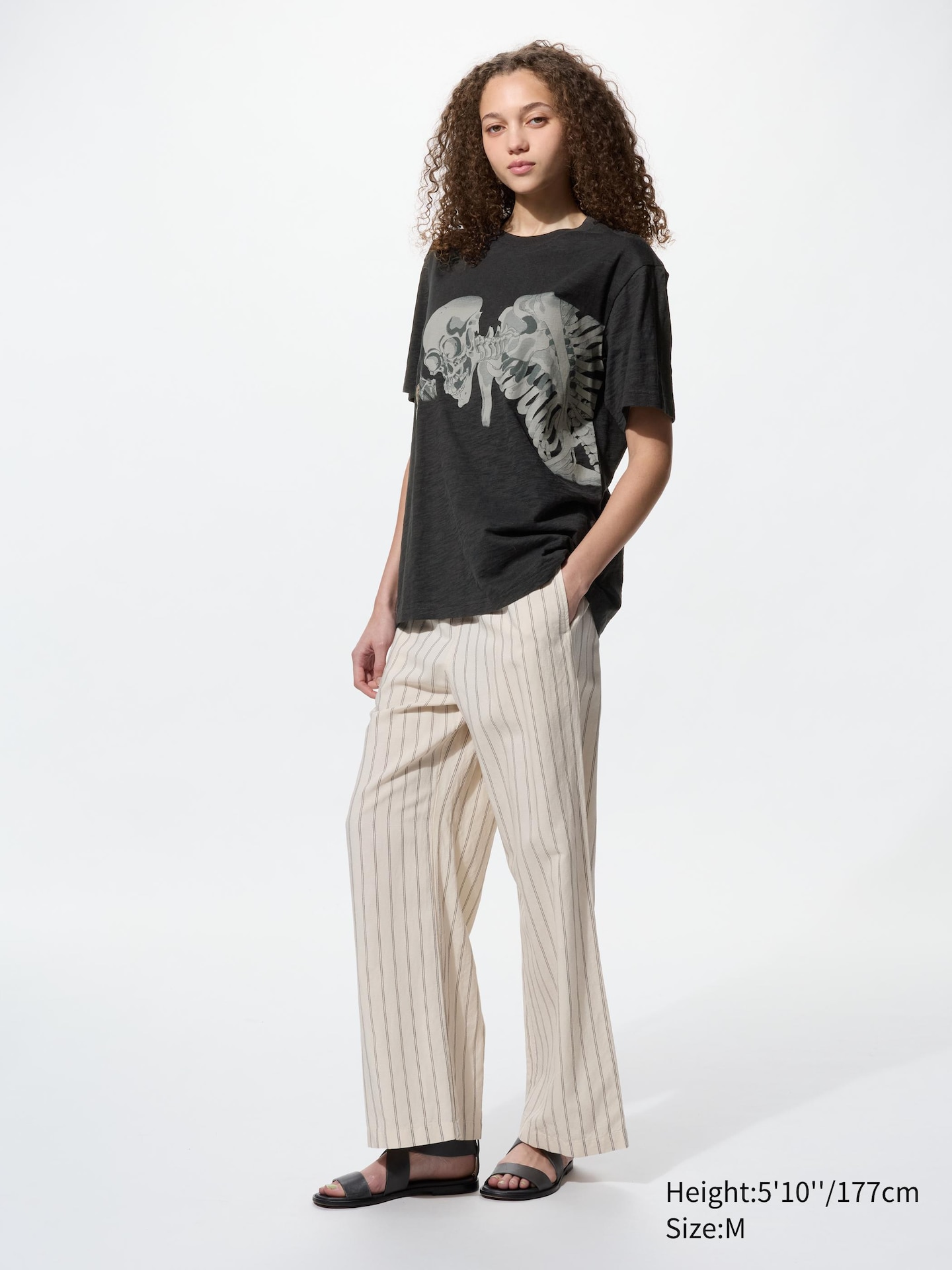 Футболка Uniqlo Ukiyo-e Black UT с принтом, цвет: Чёрный — фото 2
