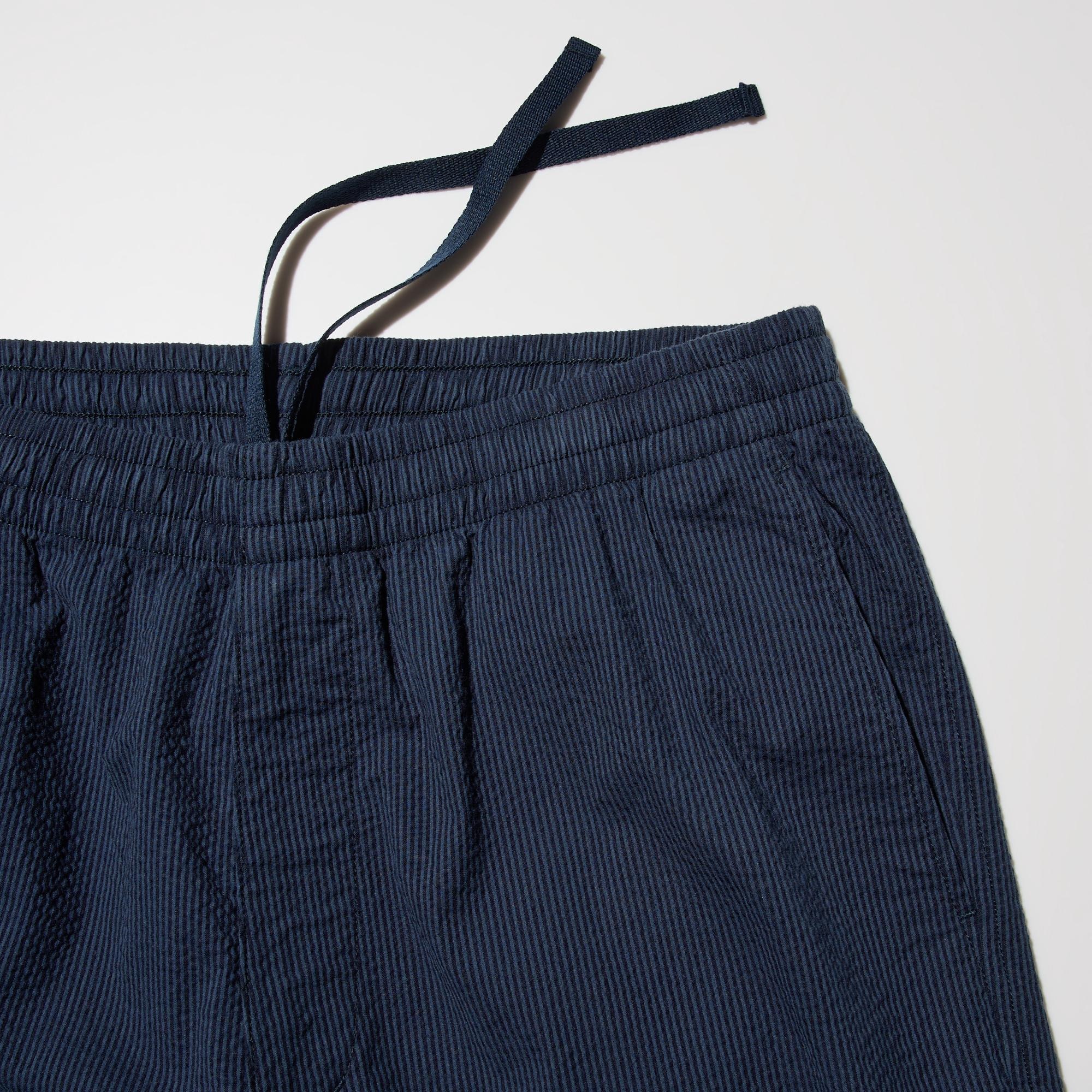 Unisex Stretch Easy Ankle Pants | Seersucker | UNIQLO US
