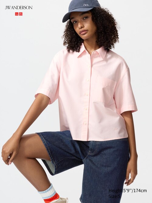 Oxford Boxy Shirt | Short Sleeve