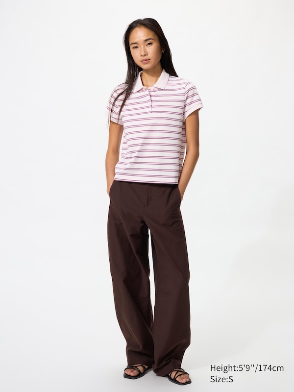 Pique Mini Polo Shirt | Striped