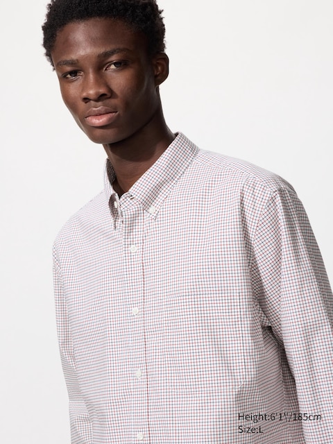 Uniqlo Broadcloth Shirt | Button Down | Checked