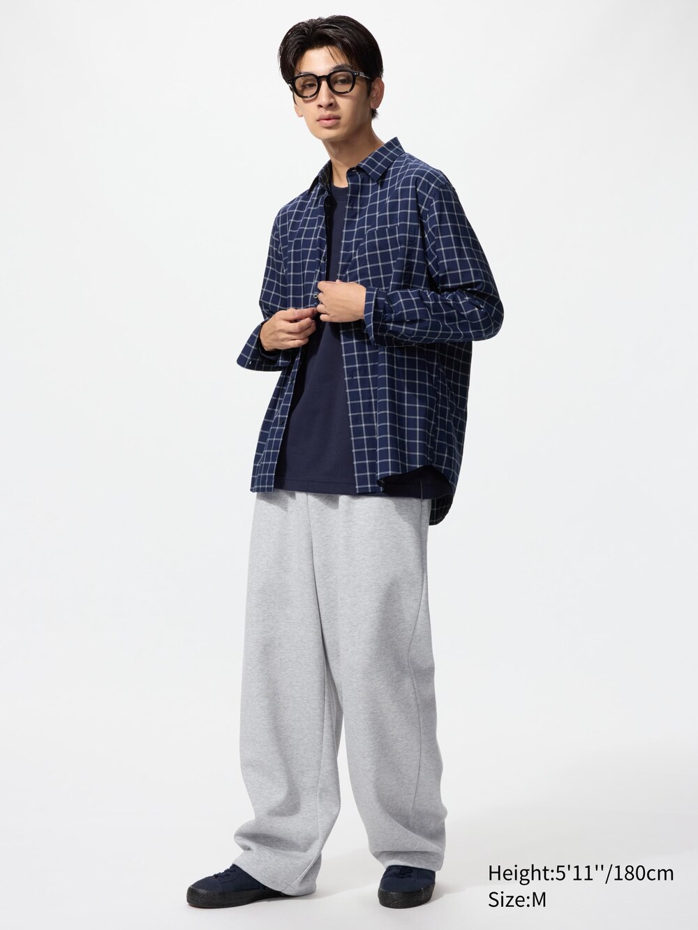 Uniqlo Broadcloth Shirt | Regular Collar | Checked — фото 2